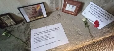 Altar en memoria de los asesinados de Dénia