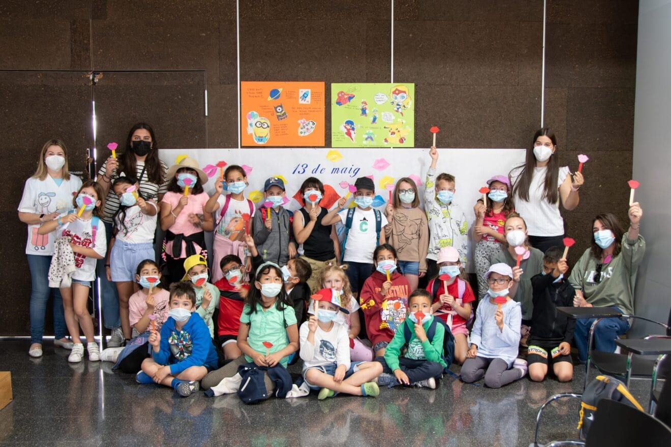 Alumnos del Colegio Cervantes de Dénia