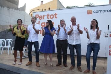cierre del acto de compromis en denia