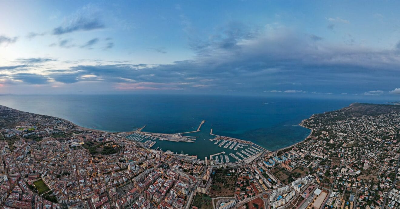 El mar Mediterráneo desde Dénia