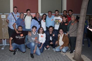 Equipo de Compromís per Dénia en el inicio de campaña