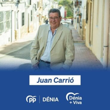 Juan Carrió, número 11 del PP Dénia