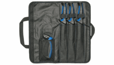 Kit cuchillos y Afilador Mustad