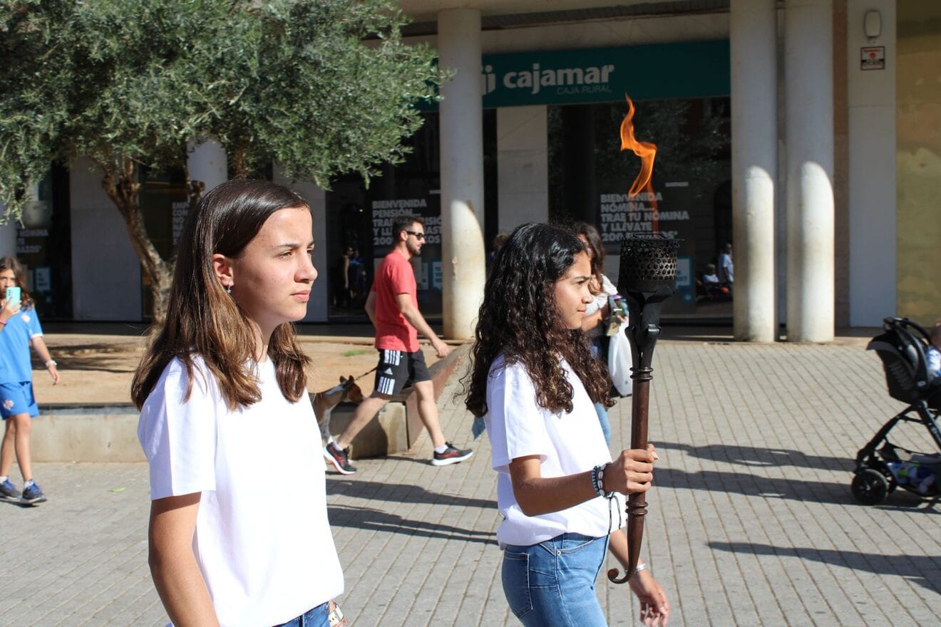 Llegada de la antorcha de los Mini Jocs a Dénia 04