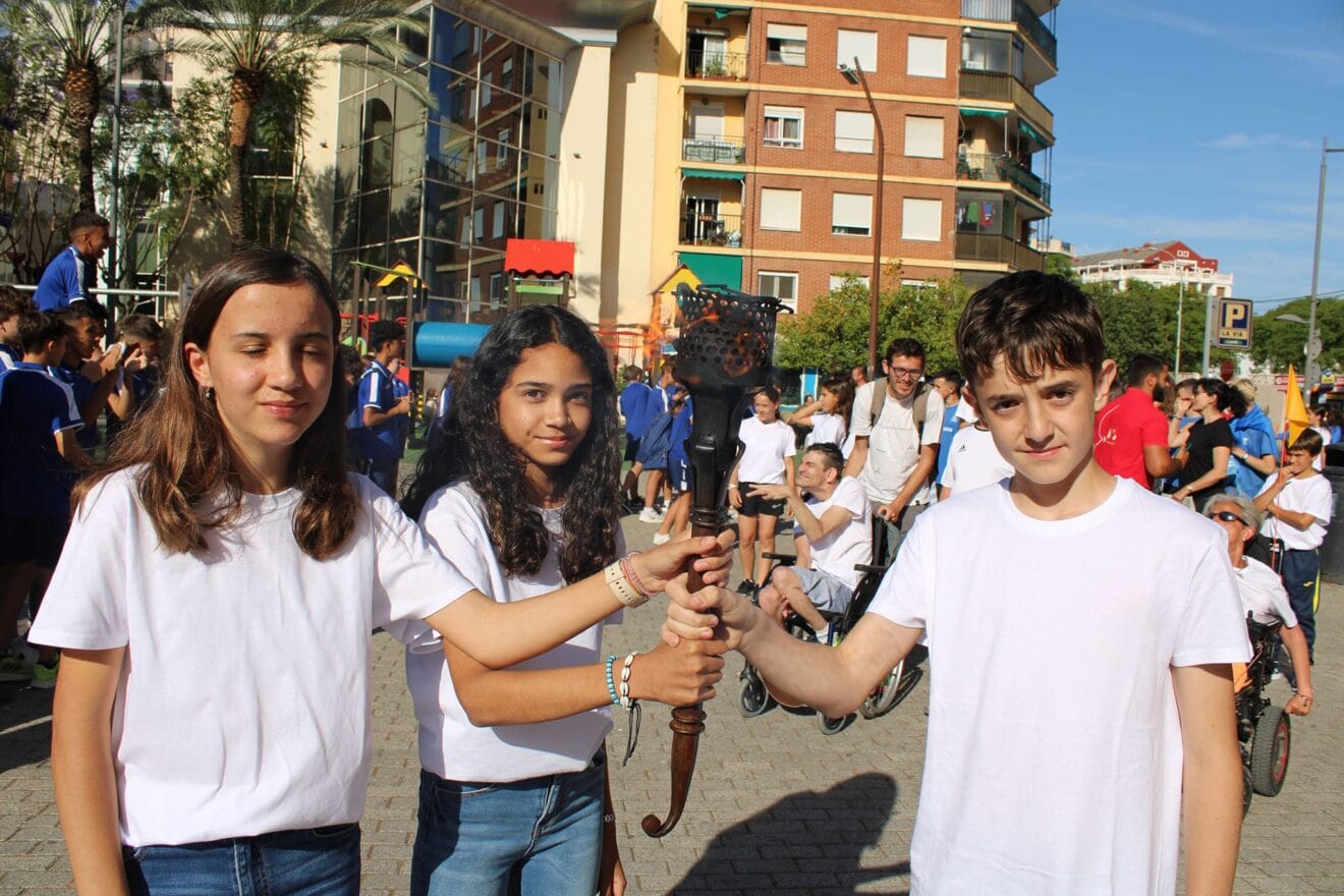Llegada de la antorcha de los Mini Jocs a Dénia 05