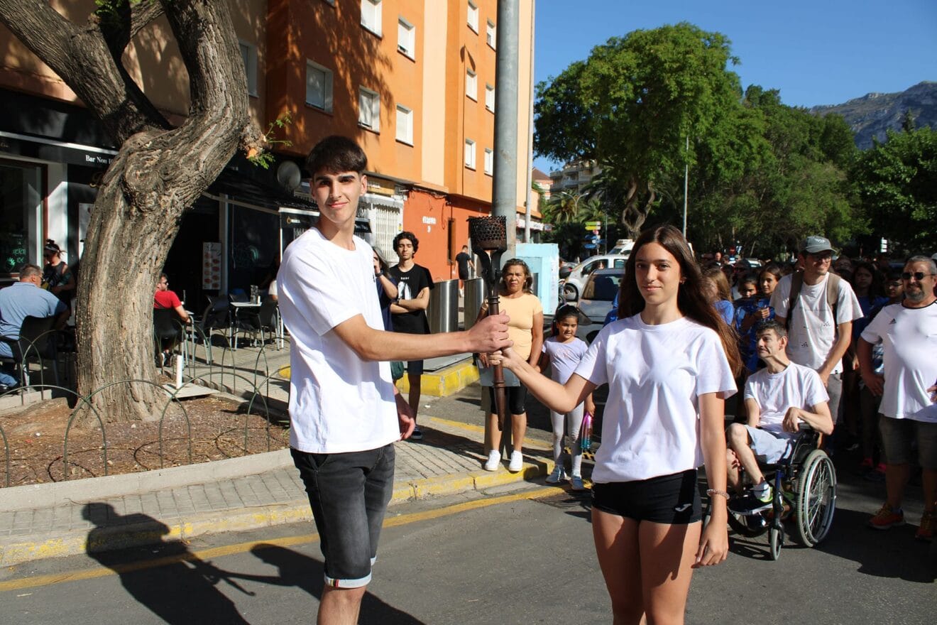 Llegada de la antorcha de los Mini Jocs a Dénia 10