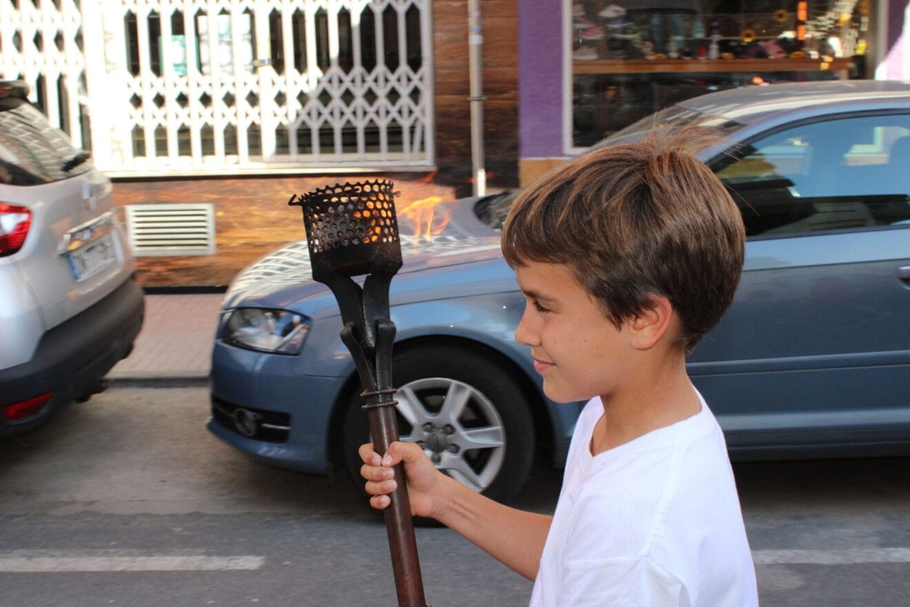 Llegada de la antorcha de los Mini Jocs a Dénia 11