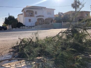 Los destrozos causados por el tornado en les Deveses