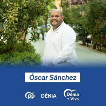 Óscar Sánchez, número 19 del PP Dénia