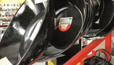 Paellas de acero pulido y esmaltado fabricadas en España