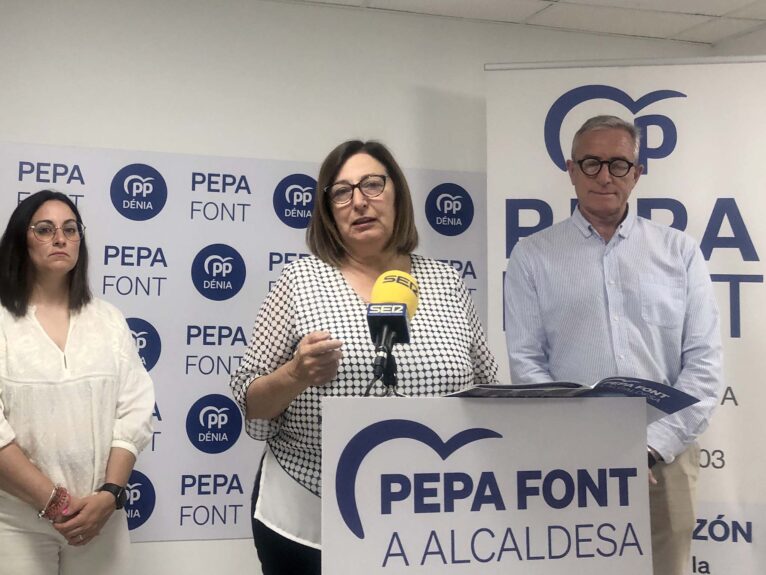 Pepa Font critica la labor del Ayuntamiento de Dénia con el PGE
