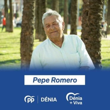 Pepe Romero, número 21 del PP Dénia