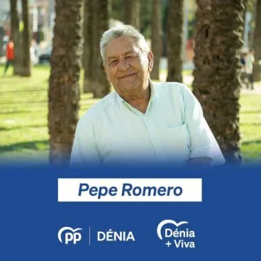 Pepe Romero, número 21 del PP Dénia