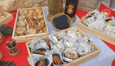 Placeres en Pan bao de 6 combinaciones diferentes