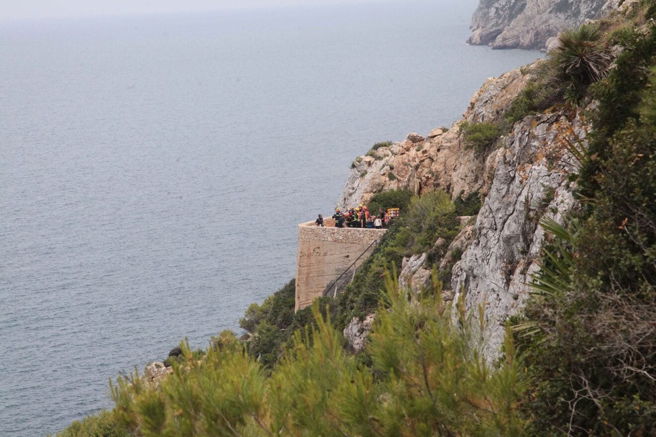 Rescate en Dénia, cerca de la Cova Tallada 06