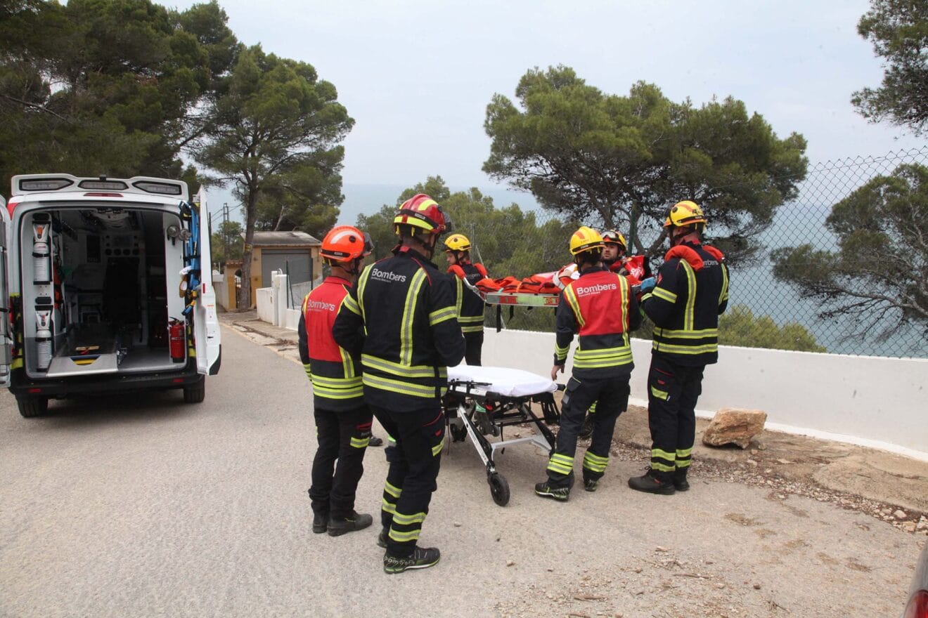 Rescate en Dénia, cerca de la Cova Tallada 10