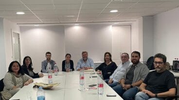 reunion del equipo de compromis con aehtma