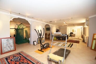 Un semisótano como taller o estudio