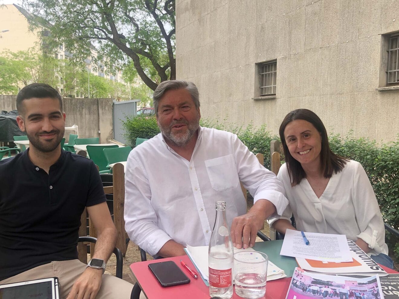 Valen Alcalà, Rafa Carrió y María José García, candidatos de Compromís para el 28M