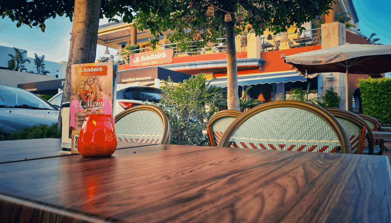 Acogedora terraza de La Cubanita