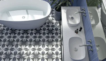 Azulejos del azul del mar