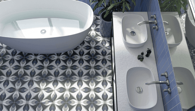 Imagen: Azulejos del azul del mar
