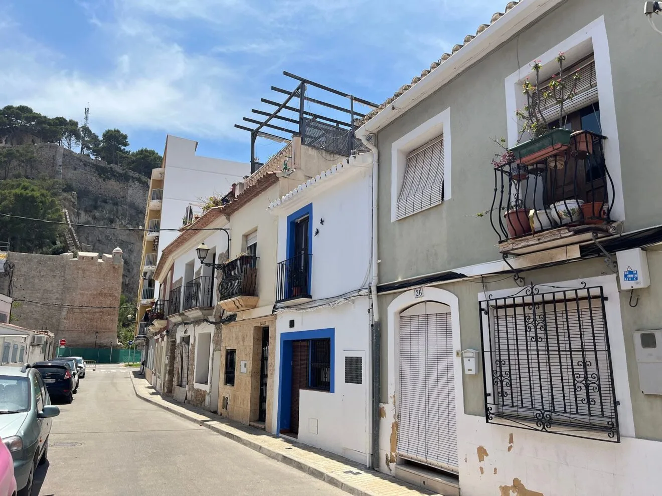 Calle Senieta, donde muchas casas son del XIX