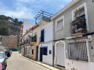 Calle Senieta, donde muchas casas son del XIX