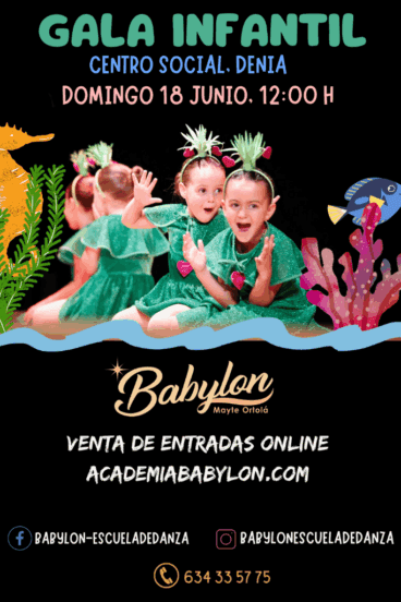 Cartel de la gala infantil