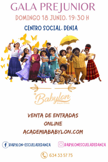 Cartel de la gala prejunior