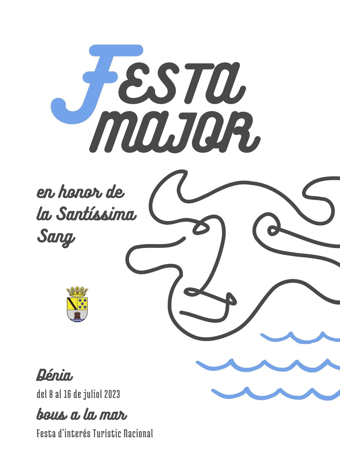 Cartel de las Fiestas de Dénia 2023
