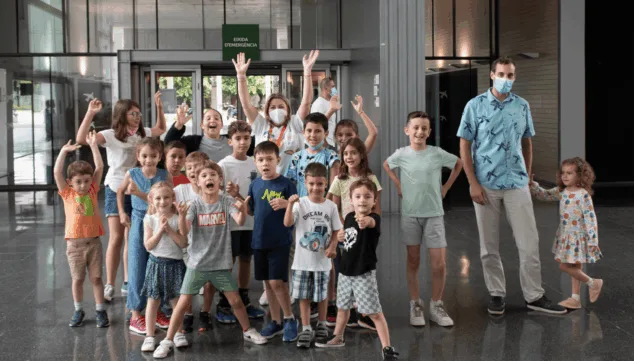 Imagen: Celebración del final de curso de los niños hospitalizados
