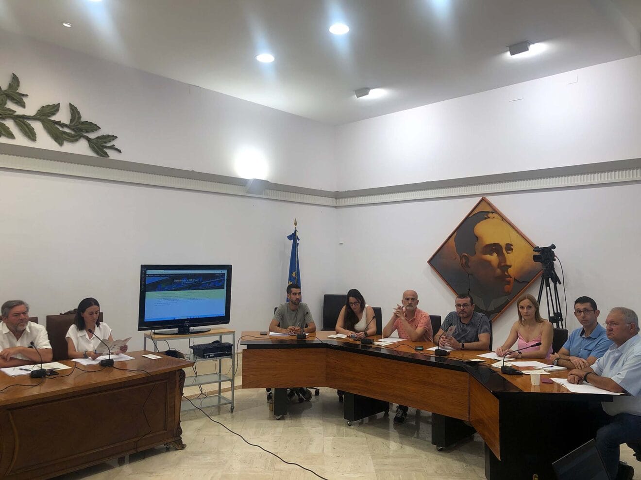 Concejales del PSPV, Compromís y Gent de Dénia en el pleno