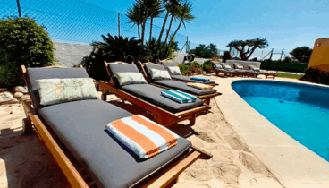 Disfruta del sol en las hamacas