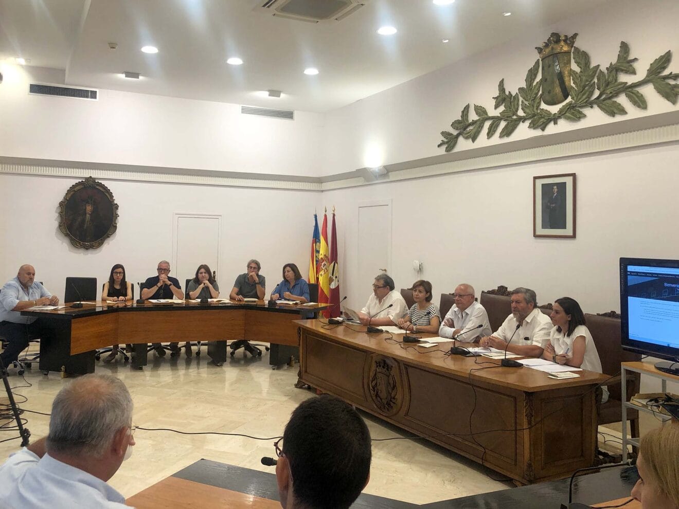 El ayuntamiento de Dénia durante la sesión plenaria