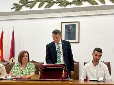 José Antonio Cristobal jurando su cargo