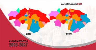 los partidos politicos y los alcaldes electos en la marina alta 2023 2027