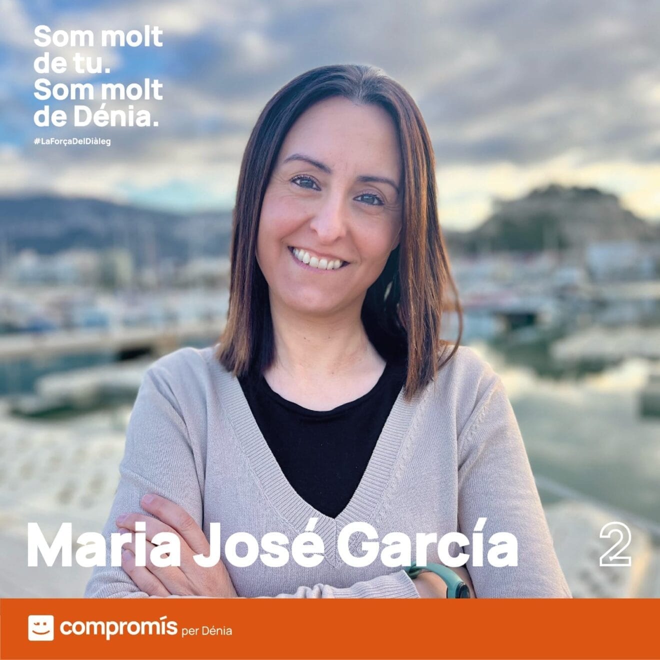María José García, número dos de Compromís per Dénia