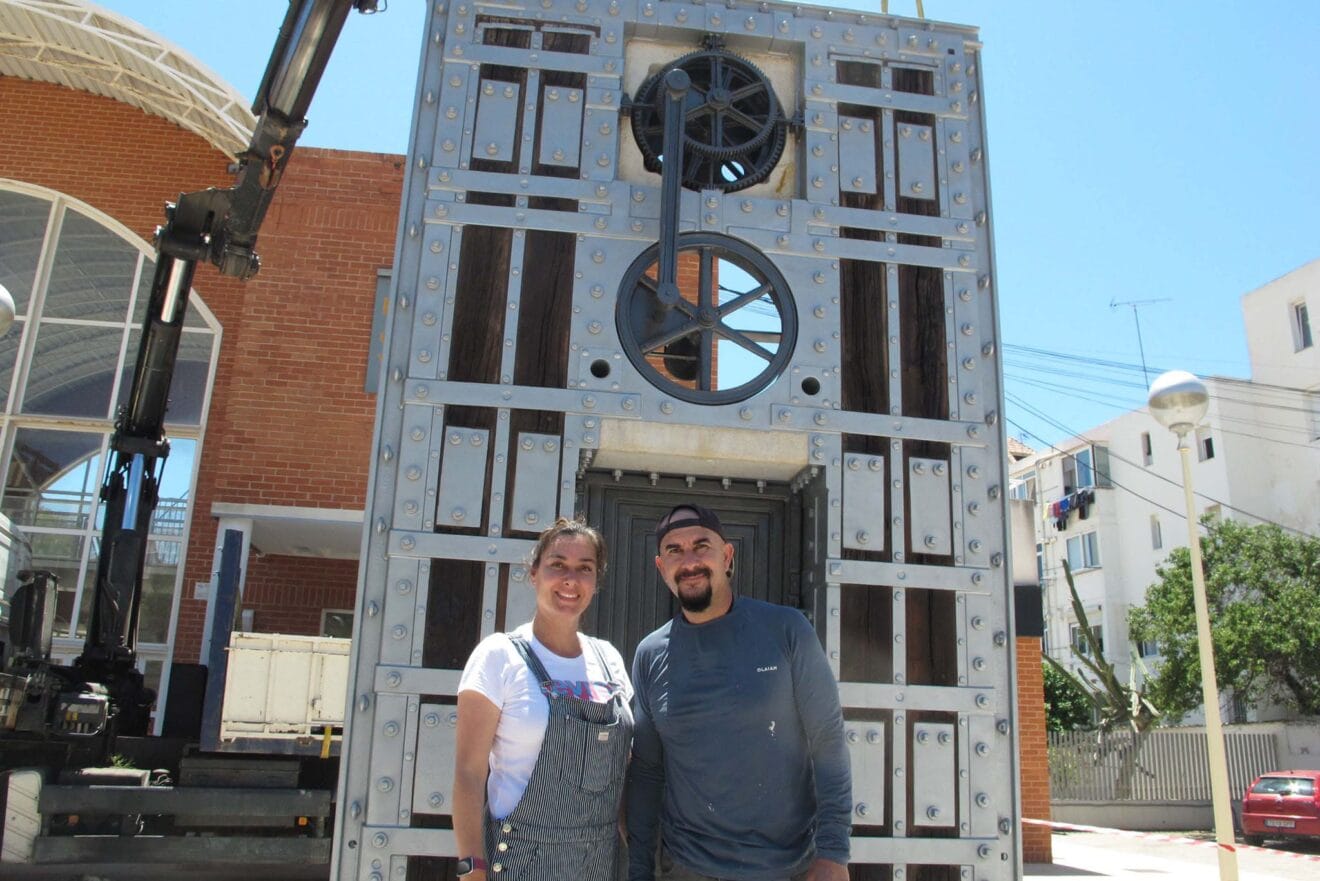 Nueva escultura de la estación de Dénia 15