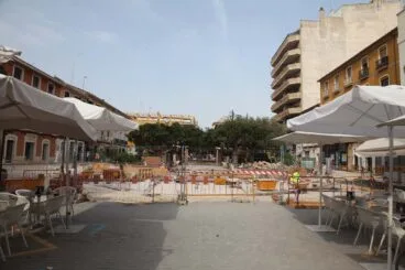 obras en el centro de denia