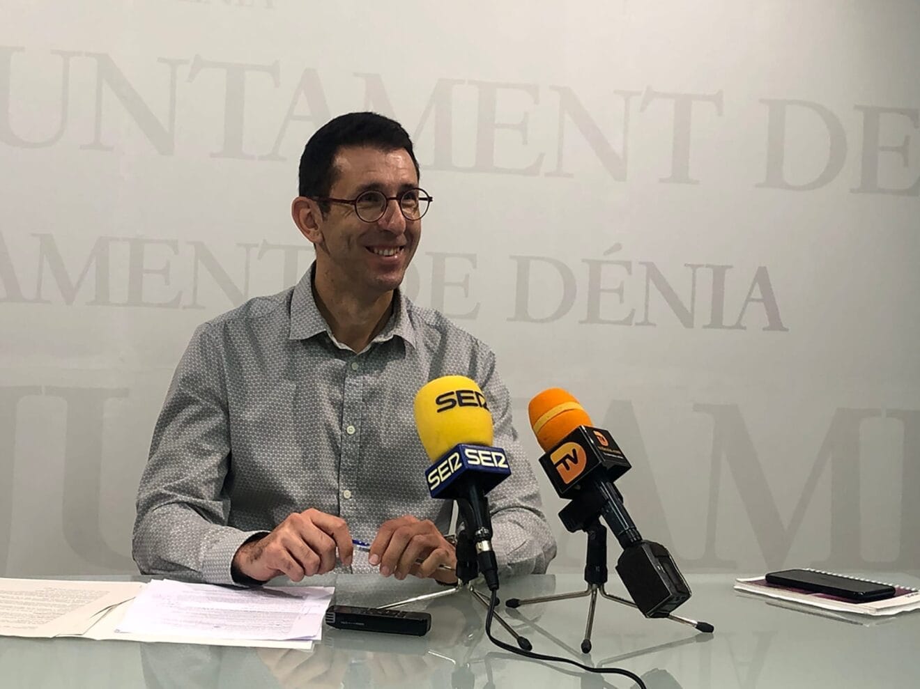 Pepe Doménech durante la presentación de la temporada de Playas
