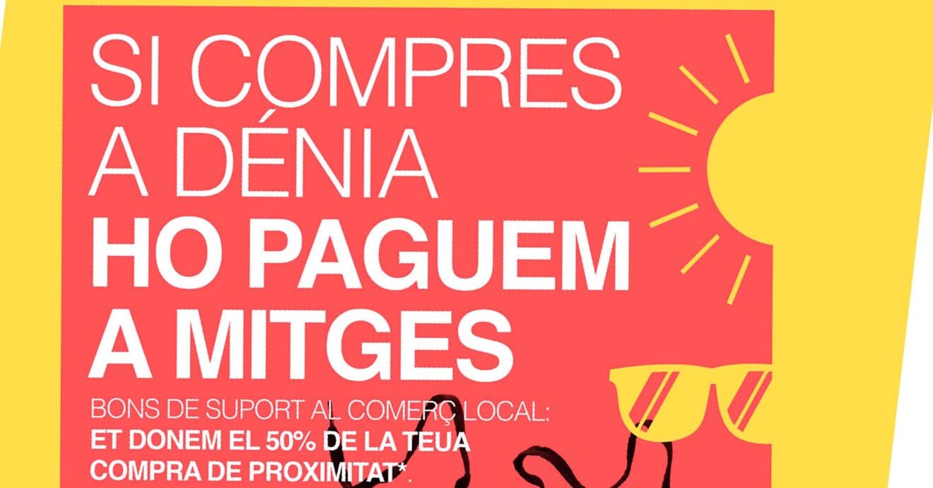 Portada de los Bonos Consumo de Dénia del verano 2023