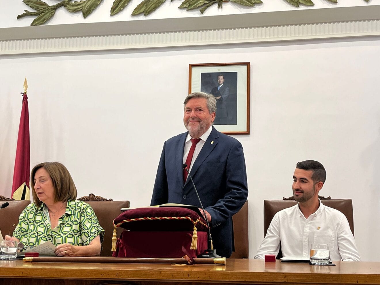 Rafa Carrió prometiendo su cargo