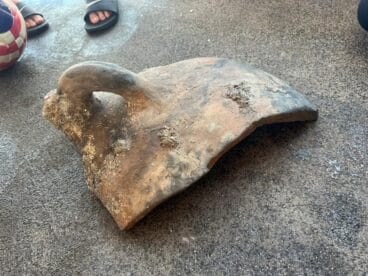 restos arqueologicos hallados en la limpieza marina de denia