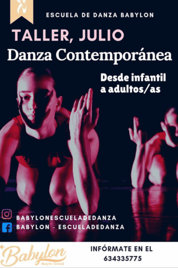 Talleres de danza contemporánea en julio
