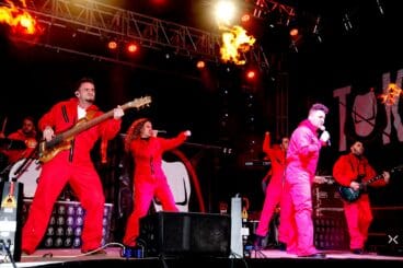 Tokyo Band durante su actuación en Dénia la pasada nochevieja