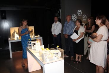 Juegos en la exposición de Leonardo da Vinci en Dénia