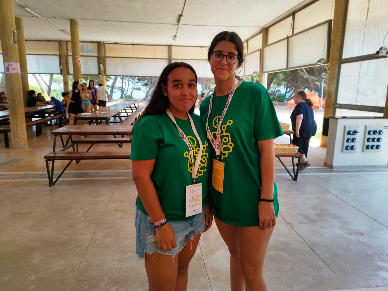 Ainara y Xell en el encuentro