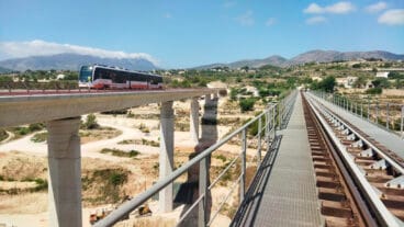 apertura del viaducto del quisi de benissa para el tram denia benidorm