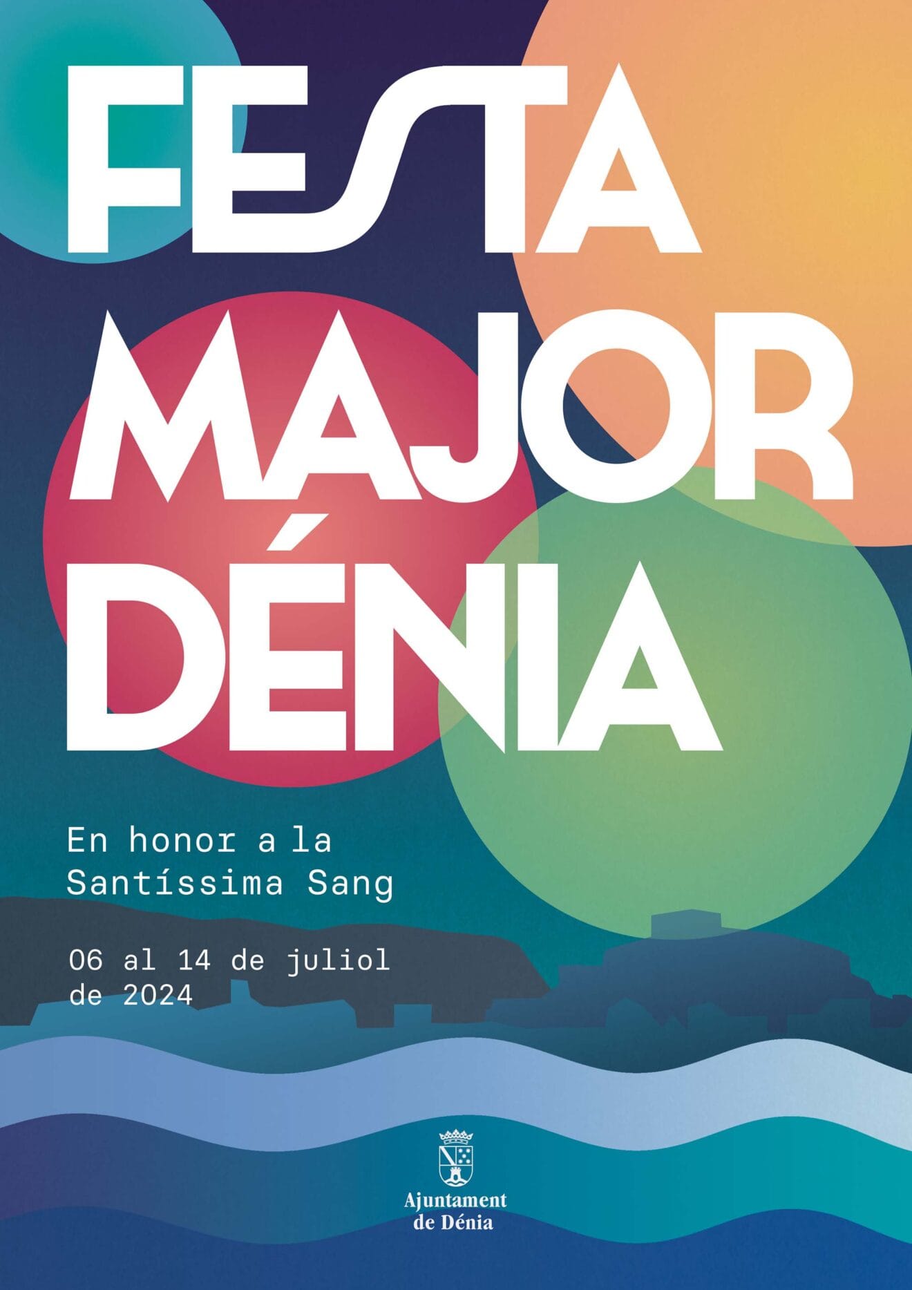 Cartel de las Fiestas de Dénia 2024